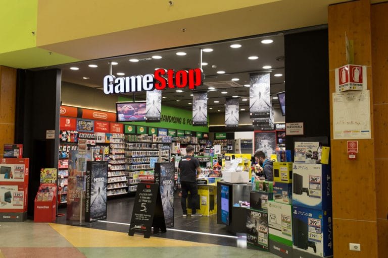 GameStop shops centers